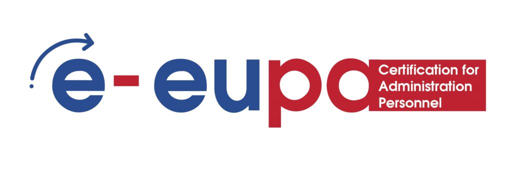 e-Eupa - Επικύρωση τυπικής, μη τυπικής και άτυπης μάθησης για διοικητικό προσωπικό μέσω ασύγχρονης ηλεκτρονικής μάθησης και ηλεκτρονικής αξιολόγησης